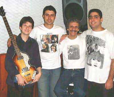 Max Mismetti, Beto Saglietti, Beto Iannicelli e Augusto Abmussi- a banda Fab Revival!!!